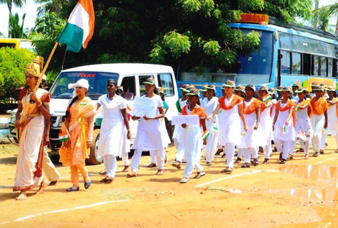 Bharathi Women's Arts & Science College Kallakurichi Independance Day Celebration photo 2