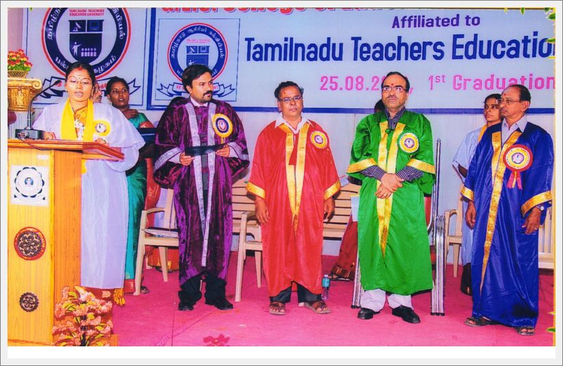 G.V.C College of Education Vellore Convocation photo 6