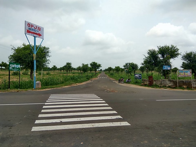 OPJS University Churu Academic Building photo 4