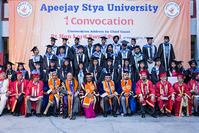 Apeejay Stya University, School of Management Sciences Gurgaon Convocation photo 1