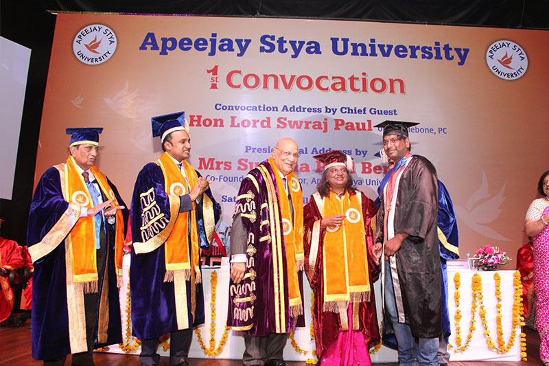 Apeejay Stya University, School of Management Sciences Gurgaon Convocation photo 4