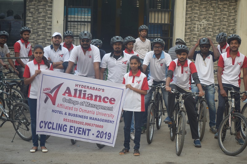 Vainavi Educational Institutions Hyderabad Cycling Event photo 2