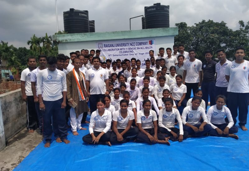 Raiganj University International Yoga Day photo 3