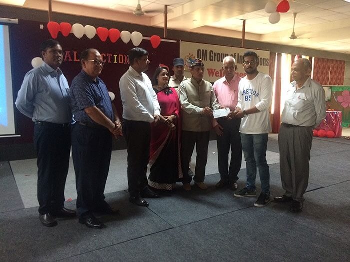 Om Sterling Global University Hisar Scholarship Distribution photo 3