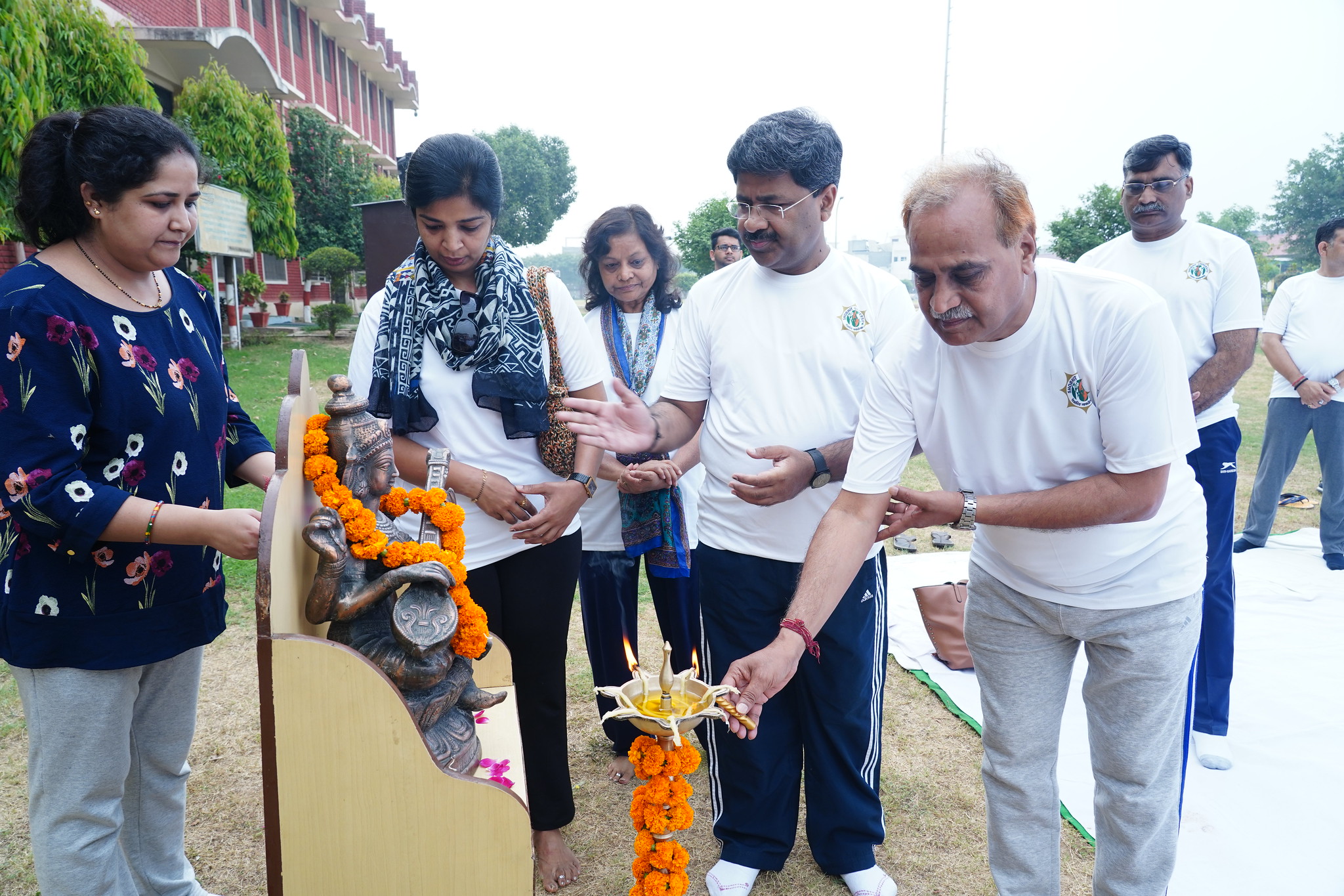 SU Gangoh International Yoga Day photo 2