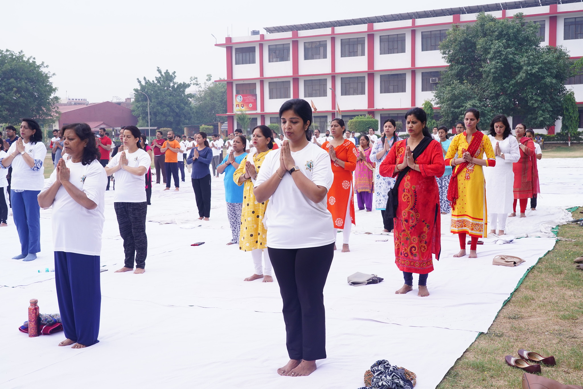SU Gangoh International Yoga Day photo 3