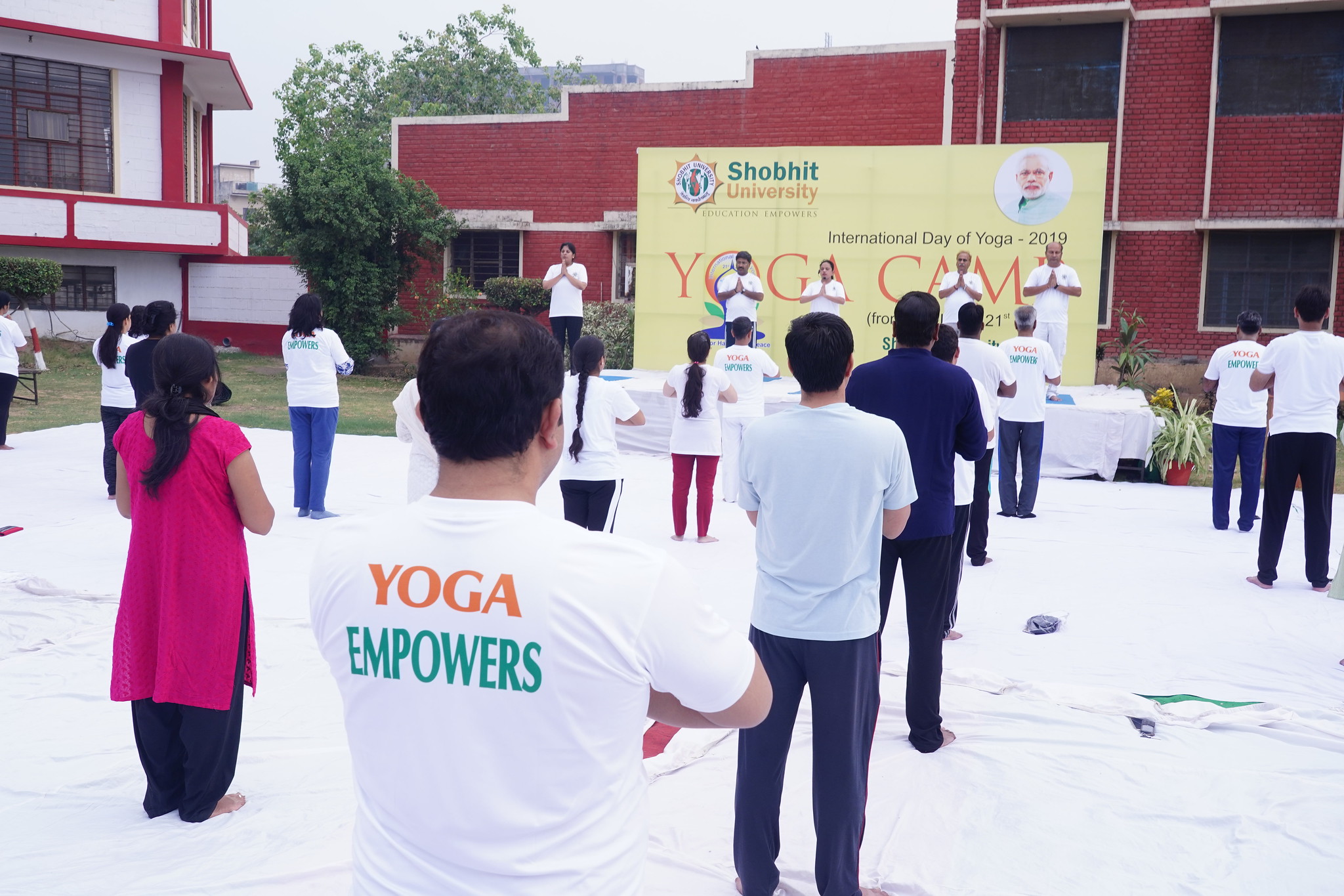 SU Gangoh International Yoga Day photo 5