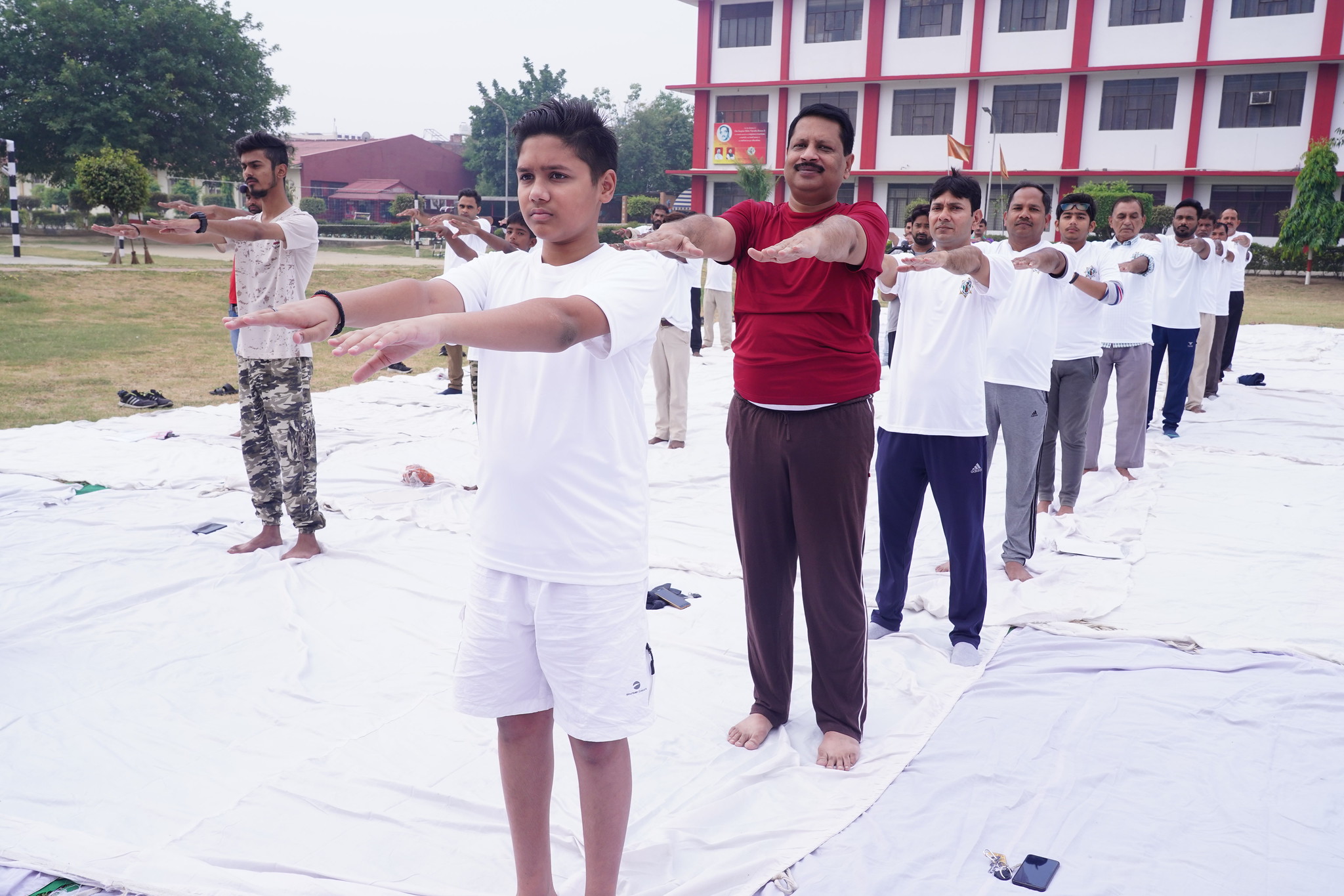 SU Gangoh International Yoga Day photo 7