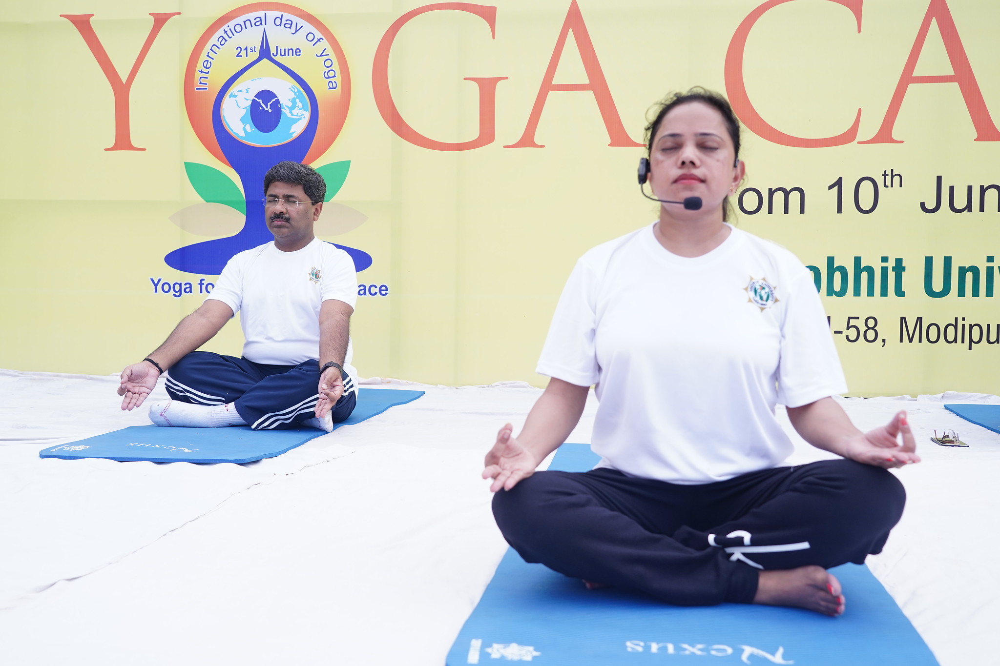 SU Gangoh International Yoga Day photo 8