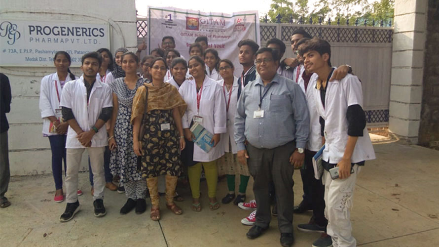 GITAM School of Pharmacy Hyderabad Industrial Visits photo 3