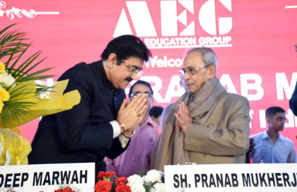 Asian Business School Noida Group Photo Dr. Pranab Mukherjee photo 2