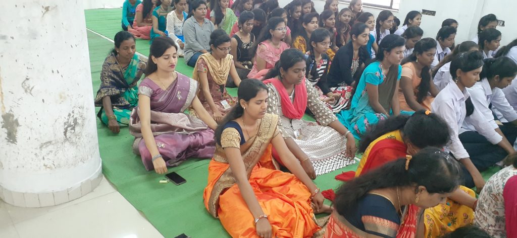Hon. Shree Babanrao Pachpute Vichardhara trust's Parikrama Polytechnic Ahmednagar Meditation Program photo 6