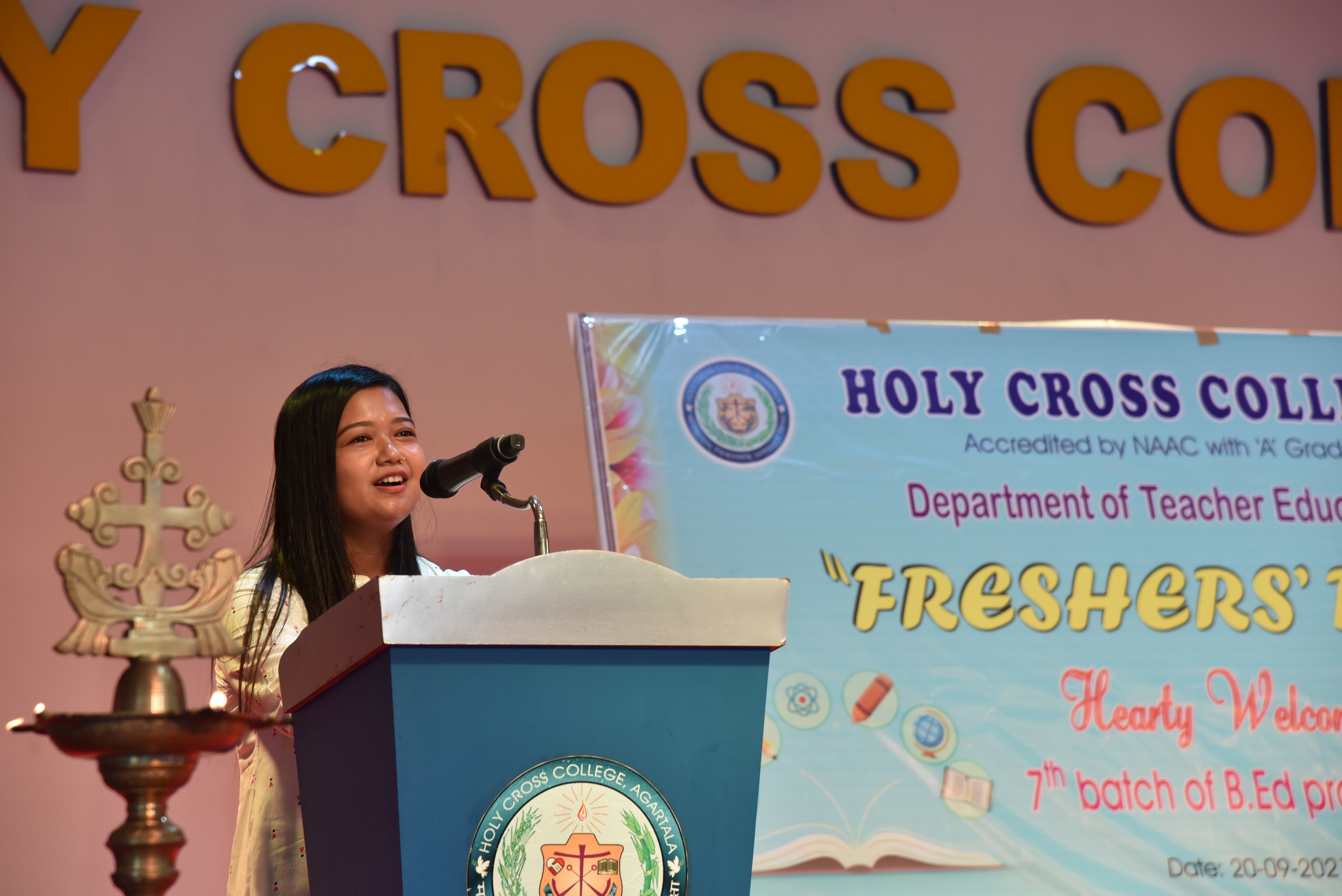 Holy Cross College Agartala B.Ed. Freshers Day 2021(7th Batch) photo 1
