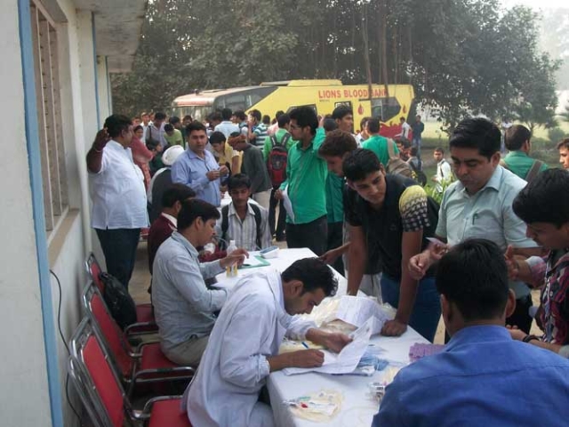 Janta College of Pharmacy Sonepat Blood Donation Camp photo 1