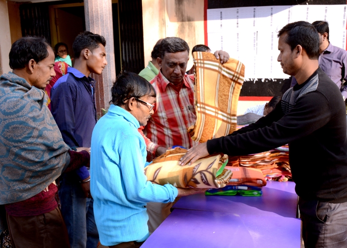 Kingston School of Management and Science Kolkata Winter Wear Distribution photo 3