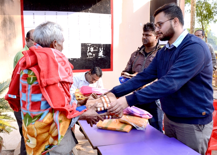 Kingston School of Management and Science Kolkata Winter Wear Distribution photo 4