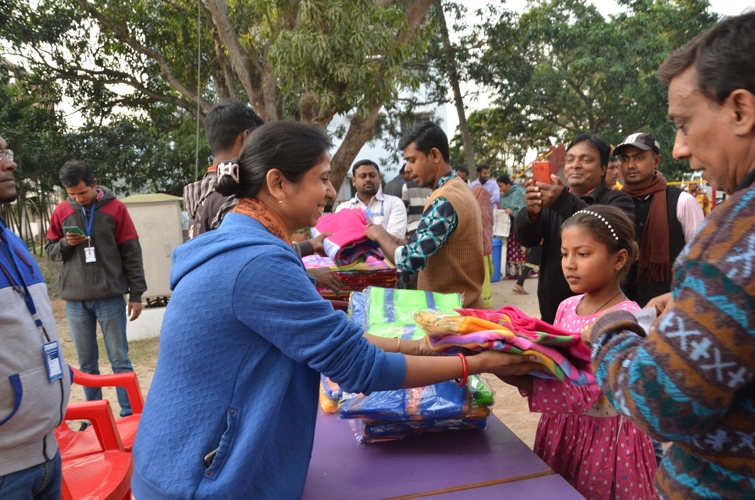 Kingston School of Management and Science Kolkata Winter Wear Distribution photo 15