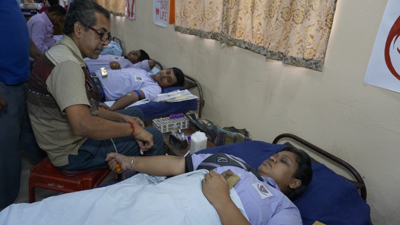 Kingston School of Management and Science Kolkata Blood Donation Camp photo 5