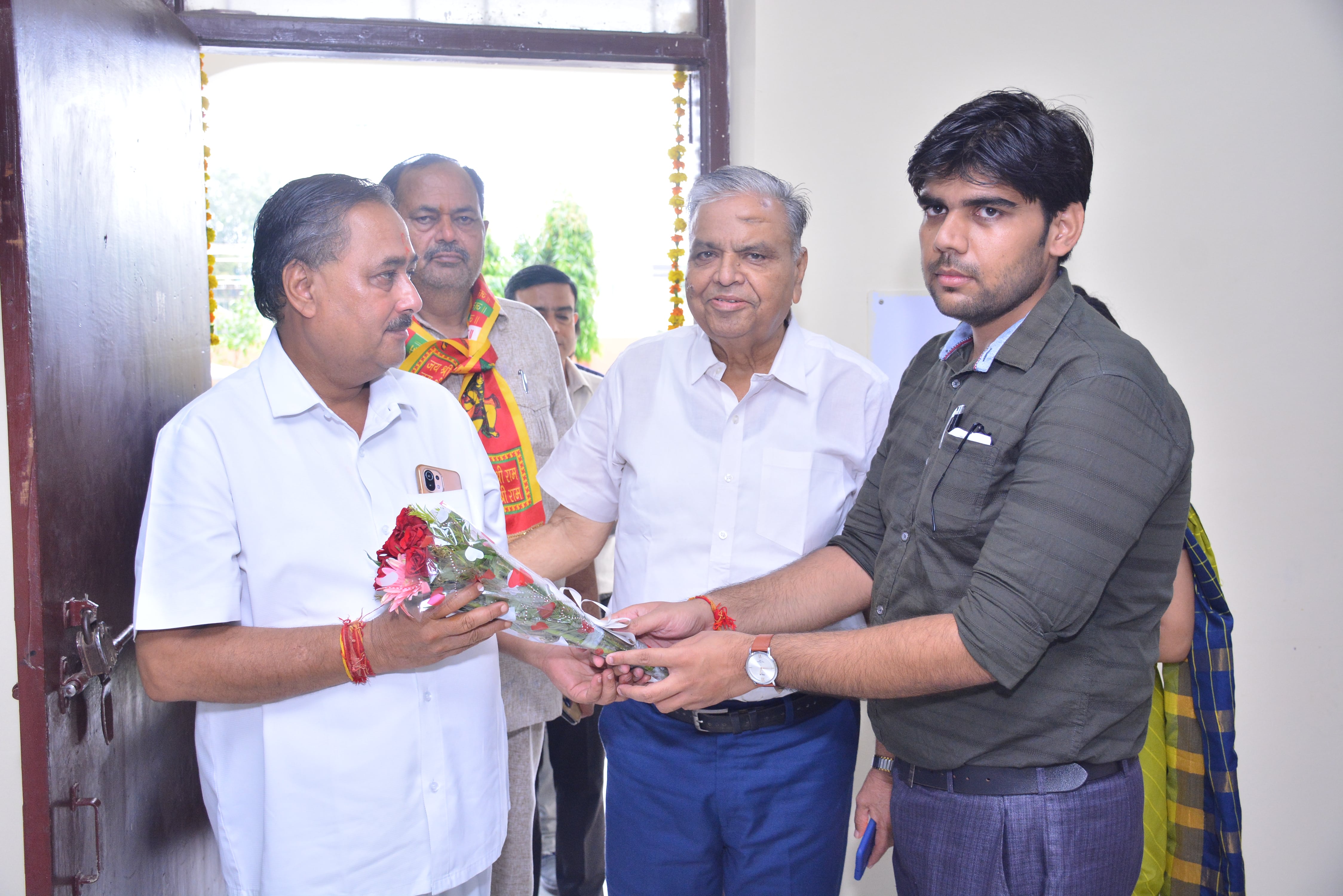 Shri Girraj Maharaj College Mathura Farewell photo 5