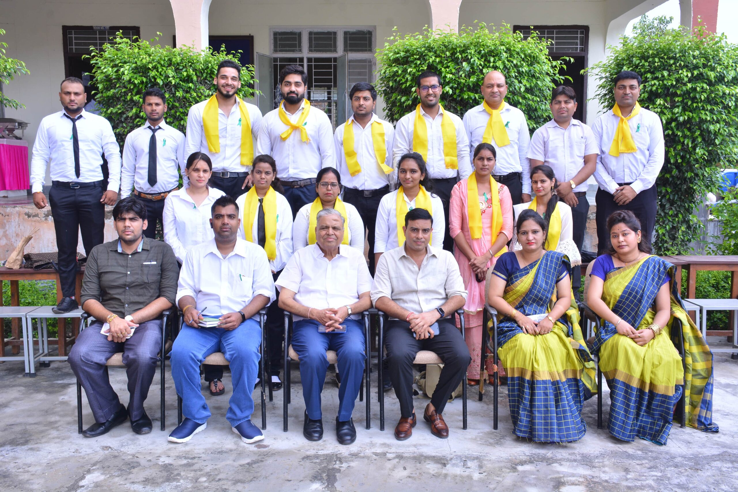 Shri Girraj Maharaj College Mathura Farewell photo 2