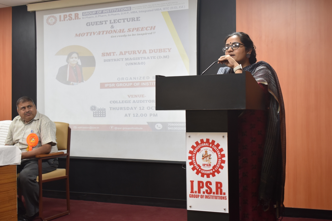 I.P.S.R. Group of Institutions Lucknow Guest Lecture DM Unnao photo 6