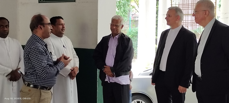 St. Philomena's College Mysore MEP Father Visit photo 3