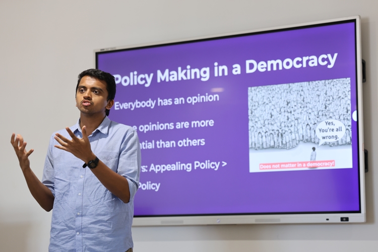 Chanakya University Bangalore SAHSS-CFSS.Workshop on Policy in the age of Algorithms by Prathik Ratadiya photo 4