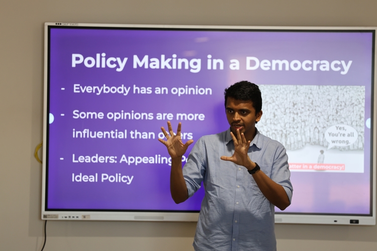 Chanakya University Bangalore SAHSS-CFSS.Workshop on Policy in the age of Algorithms by Prathik Ratadiya photo 1