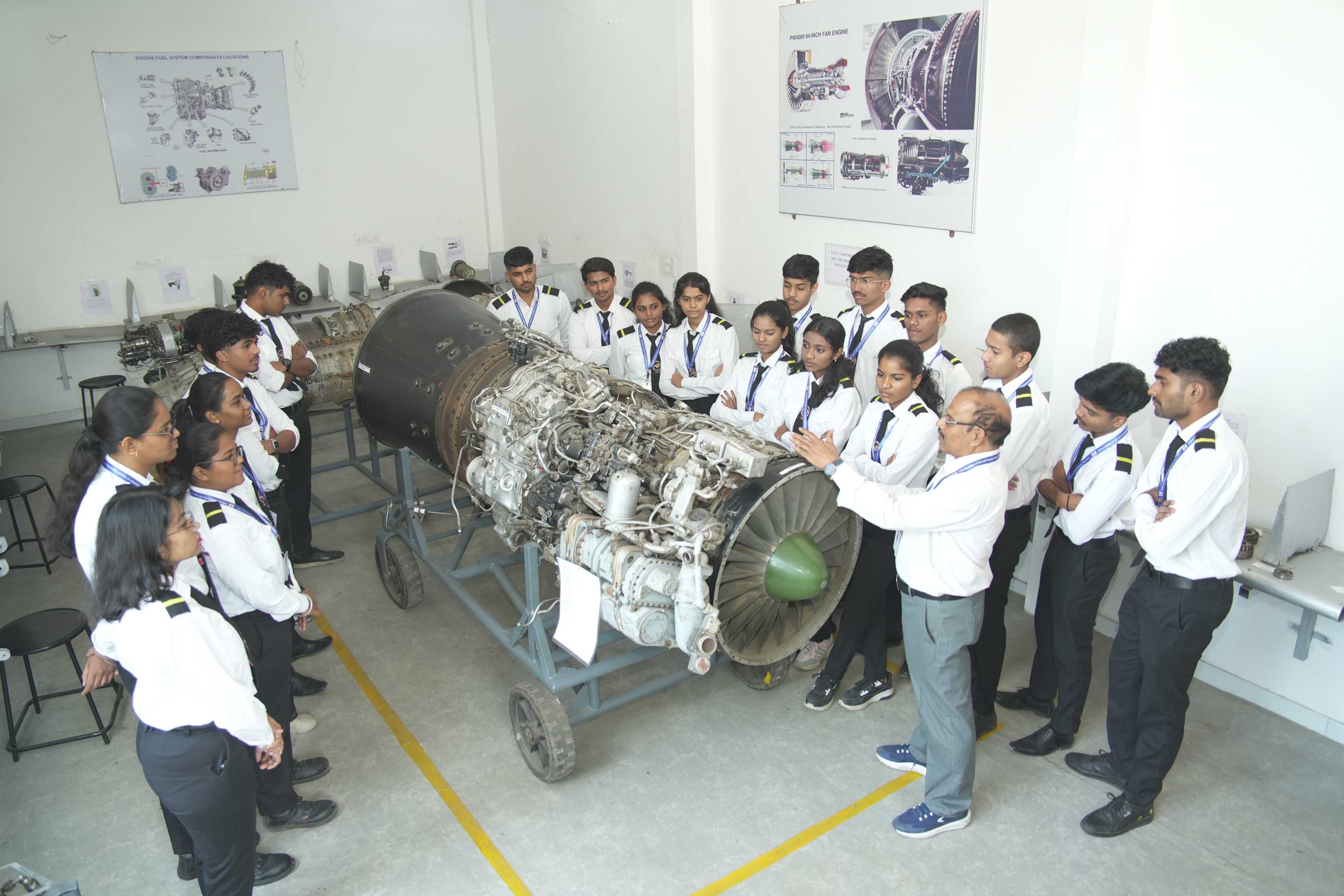 Indira Institute of Aircraft Engineering Jet engine lab photo 1