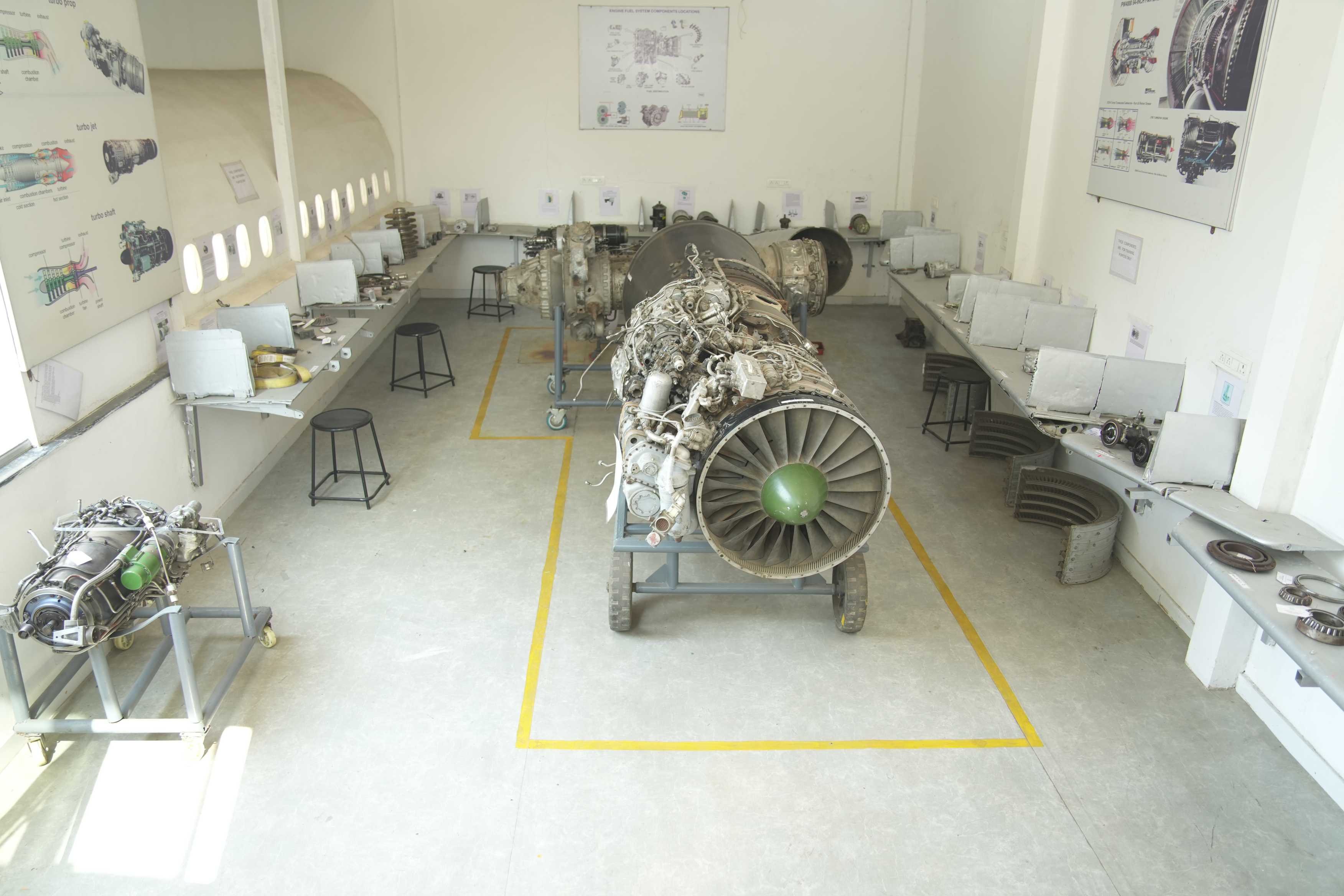 Indira Institute of Aircraft Engineering Jet engine lab photo 3