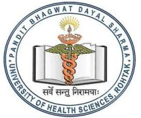 Pandit Bhagwat Dayal Sharma University of Health Sciences logo