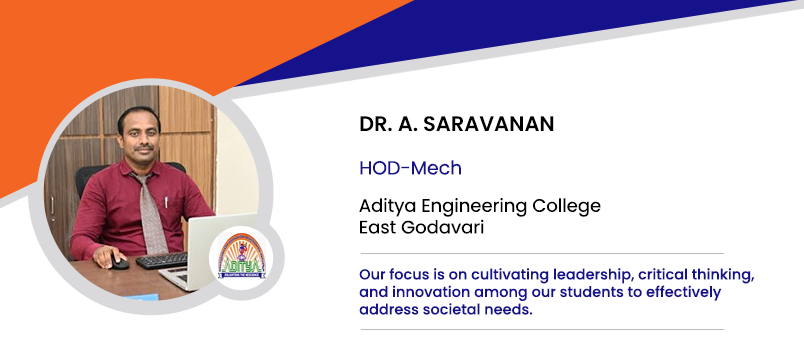 Aditya Engineering College: Dr. A. Saravanan, HOD-Mech