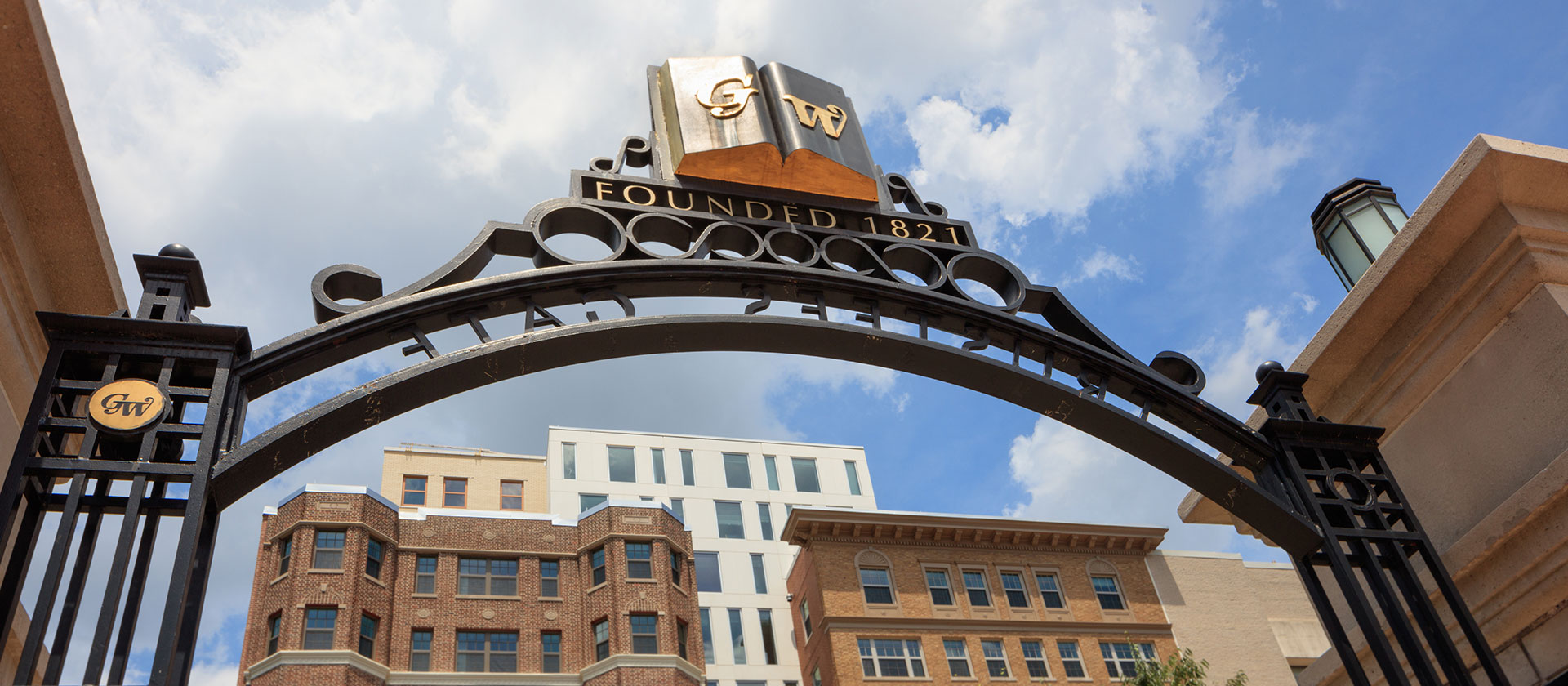 George Washington University banner