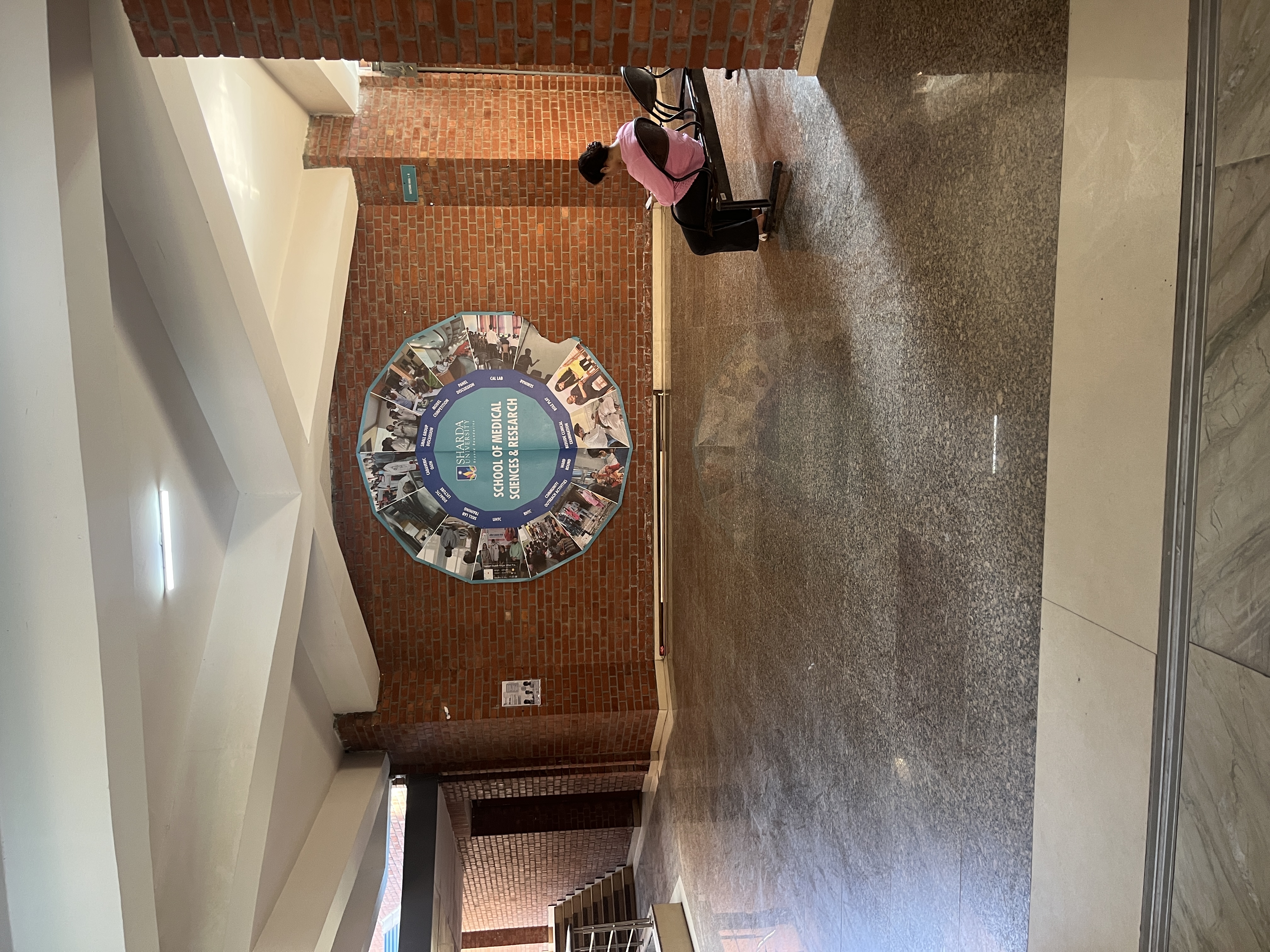 Sharda University Campus Corridors media (9) by 1770043613_MedicalSciencesseatingArea.jpg