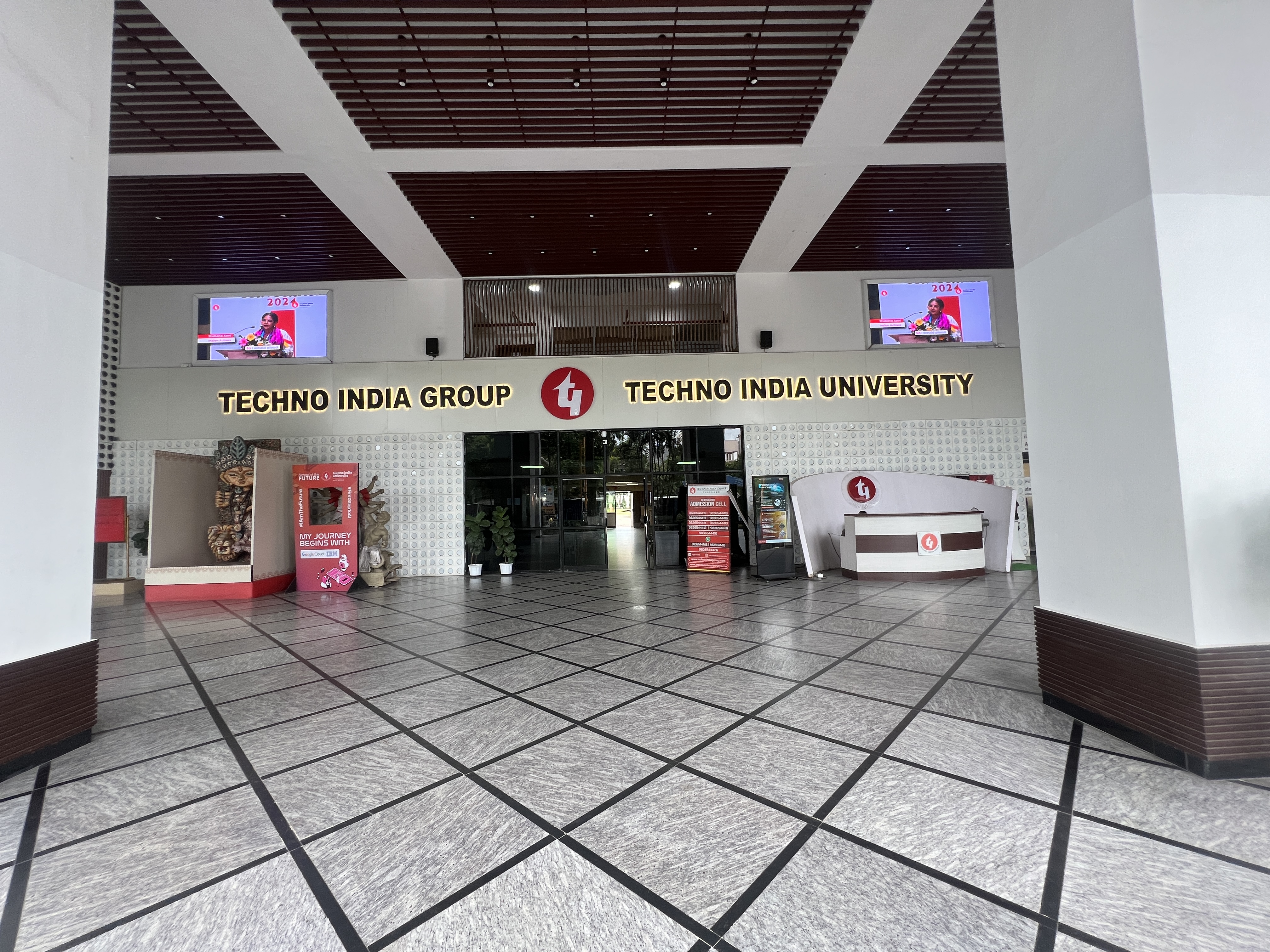Techno India University Kolkata Main Entrance View media (1) by 1770114408_CampusEntry3.JPG