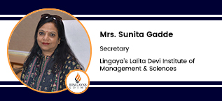 Lingaya's Lalita Devi Institute of Management and Sciences, New Delhi, Secretary: Mrs. Sunita Gadde Interview