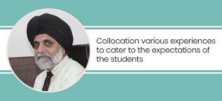 Collocation various experiences to cater to the expectations of the students