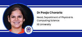 Interview Dr Pooja Choraria Head Department of Physical and Computing Science at IIS University Jaipur