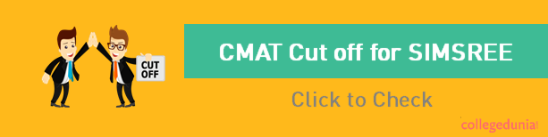 CMAT Cut off 2021 for SIMSREE