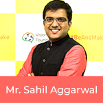 Mr. Sahil Aggarwal feels that today’s youth have an unmatched opportunity to take the nation forward and they should capitalize on it