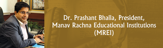 Dr. Prashant Bhalla urges the youth to go beyond their comfort zone, explore their interest areas and maintain confidence with the right attitude