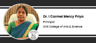 AVS College of Arts & Science, Principal: Dr. I Carmel Mercy Priya Interview