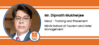 NSHM School of Tourism and Hotel Management, Durgapur, Head - Training and Placement: Mr. Dipnath Mukherjee Interview