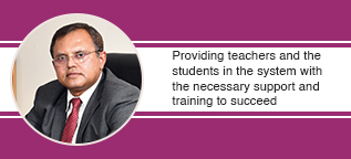 Providing teachers and the students in the system with the necessary support and training to succeed