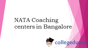 NATA Coaching centers in Bangalore