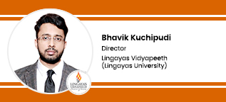 Interview Bhavik Kuchipudi Director at Lingayas Vidyapeeth Faridabad