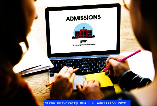 Nirma University Admission 2023 Open for MBA in Family Business and Entrepreneurship Program Apply Till April 30