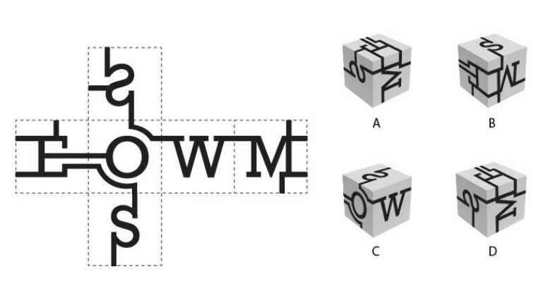 Unfolded cube