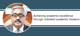 Achieving academic excellence through unlimited academic freedom