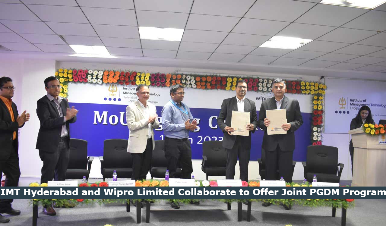 IMT Hyderabad and Wipro Limited Collaborate to Offer Joint PGDM Program